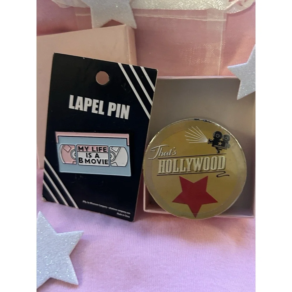 Magic Towel + Lapel Pin - Hollywood Theatre - Movies - Actor - Actress - Movie